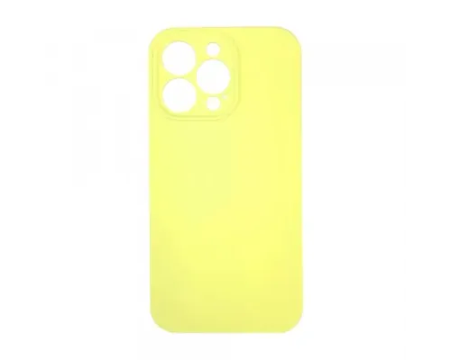 Чохол Silicone Case Full Camera Copy for iPhone 14 Pro Max (51) mellow yellow mag-2000001401200148881