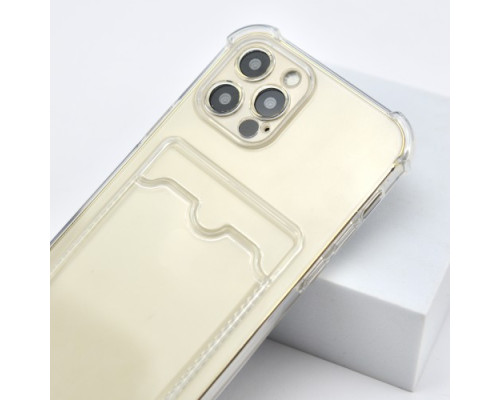 Чохол CARD CASE SAFE ANTI-SHOCK for iPhone 12 Pro Max Clear mag-200000141416313291