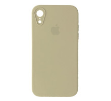 Silicone Case Full Camera Square side Copy for iPhone XR Cream mag-2000001418345142656