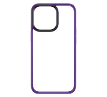 Чохол ROCK Guard TRANSPARENT Series for iPhone 14 Purple mag-200000142770531236