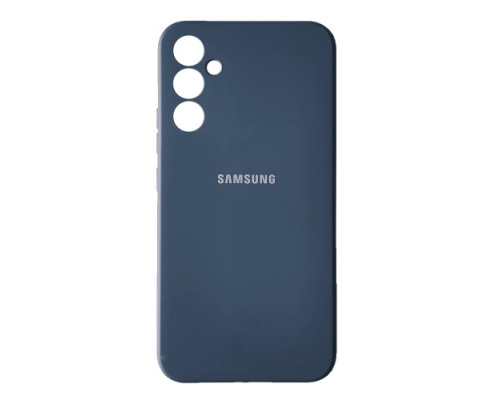 Чохол Silicone Case Full for Samsung A14 4G (A145) Navy Blue mag-200000142907539081