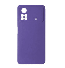 Чохол Silicone Case Camera (no logo) для Xiaomi Poco X4 Pro 5G lilac mag-2000001437643103304