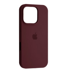 Чохол Silicone Case Full for iPhone 16 Pro (67) plum mag-2000001542064142003
