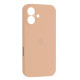 Чохол Silicone Case Full Camera Copy for iPhone 16 (19) pink sand mag-200000154753352061