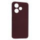 Чохол Silicone Case luxury для Xiaomi Redmi 13/Poco M6 4G Marsala mag-200000155093958517