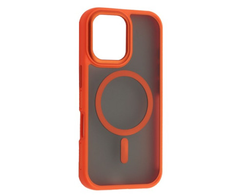 Чохол NEW MATTE MAGSAFE for iPhone 16 Pro Orange mag-200000155233957485