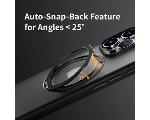 Чохол ROCK Guard Touch Rotating with Magnetic (Foldable Bracket) for iPhone 16 Pro Gray mag-2000001556054141009