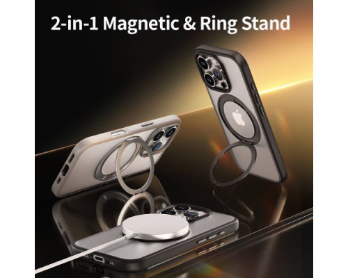 Чохол ROCK Guard Touch Rotating with Magnetic (Foldable Bracket) for iPhone 16 Pro Gray mag-2000001556054141009