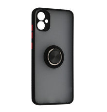 Чохол Gingle Ring Case for Samsung A05 (A055) Black mag-2000001560341137997