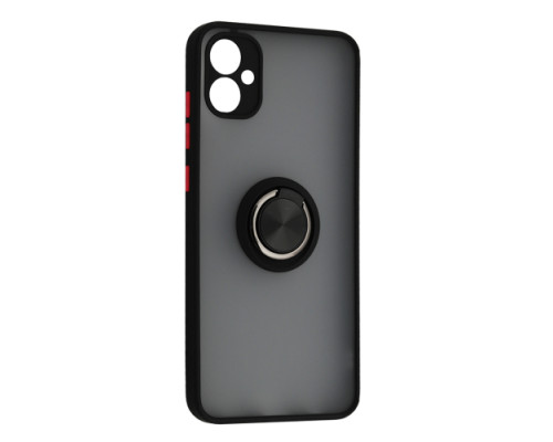 Чохол Gingle Ring Case for Samsung A05 (A055) Black mag-2000001560341137997