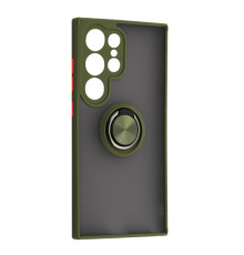 Чохол Gingle Ring Case for Samsung S24 Ultra Khaki mag-200000156072355739
