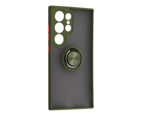 Чохол Gingle Ring Case for Samsung S24 Ultra Khaki mag-200000156072355739