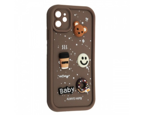 Чохол HAPPY Cookie Case for iPhone 11 Brown mag-2000001562062135221