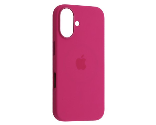 Чохол 1:1 Original Silicone Case with MagSafe for iPhone 16 Fuschia mag-2000001571538106774