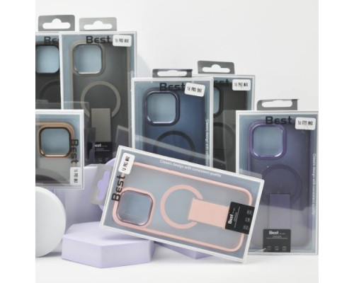 Чохол STAND MATTE MAGSAFE for iPhone 15 Pro Max Grey mag-200000157907758692