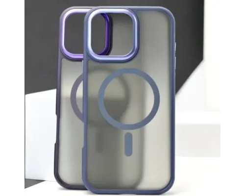 Чохол NEW MATTE MAGSAFE for iPhone 13/14 Deep purple mag-2000001580196152366