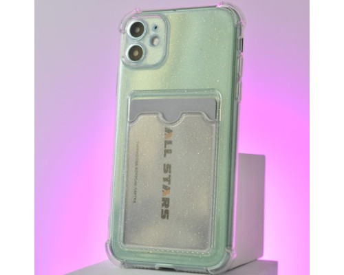 Чохол CARD CASE SAFE BRILIANT ANTI-SHOCK for iPhone 15 Pro Clear mag-2000001583968132040