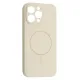 Чохол Silicone Case Full Camera Fine Ring MagSafe for iPhone 14 Pro Max Antique white mag-2000001585689143653