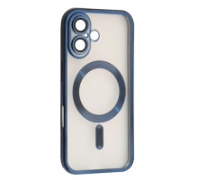 Чохол SHINING Camera MagSafe for iPhone 16 Plus Blue titanium mag-2000001586891132082