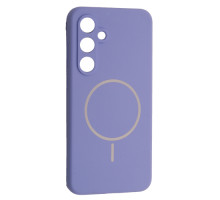 Чохол Silicone Case luxury+MagSafe for Samsung S23 FE Elegant Purple mag-2000001594285134100