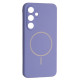 Чохол Silicone Case luxury+MagSafe for Samsung S23 FE Elegant Purple mag-2000001594285134100