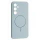 Чохол Silicone Case luxury+MagSafe for Samsung S24 FE Sky Blue mag-2000001594568144483