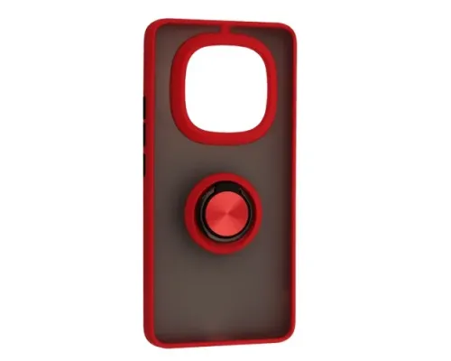 Чохол Gingle Ring Case for Xiaomi Redmi Note 14 Pro 4G Red mag-2000001598894145336