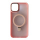 Чохол Matte Ring-MagSafe for iPhone 14 Світло рожевий mag-2000001500019105237