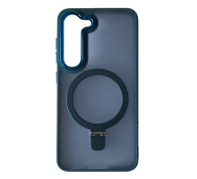 Чохол Matte Ring-MagSafe for Samsung S23+ Темно синій mag-2000001500828105317