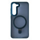 Чохол Matte Ring-MagSafe for Samsung S23+ Темно синій mag-2000001500828105317
