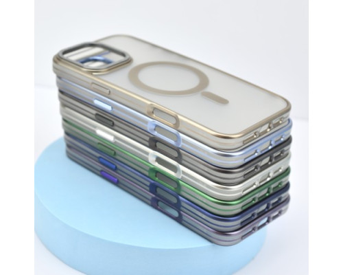 Чохол Perfect Case with MagSafe for iPhone 14 Pro Max titanium black mag-200000150557119397