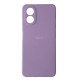 Чохол Silicone Case Full for Oppo A18/A38 Lilac mag-2000001512845136789