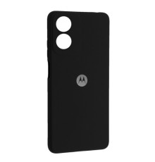 Чохол Silicone Case Full for Motorola G04 4G Black mag-200000152091829620