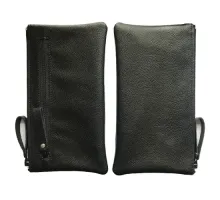 Чохол-кисет на блискавці універсальний 6 дюймов чорний флотар 067-1 (дві блискавки) mag-2000001528129143580