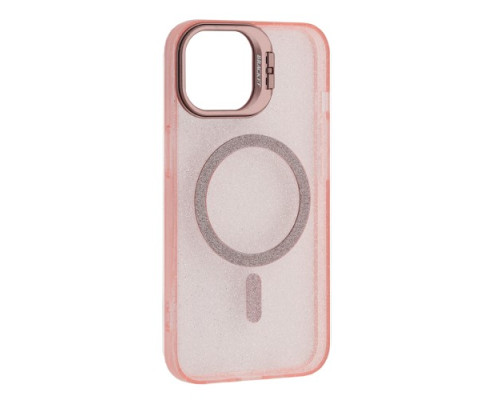 Чохол PRO CRYSTALSHINE FORTABLE MAGSAFE for iPhone 14 Pink mag-200000153862358627