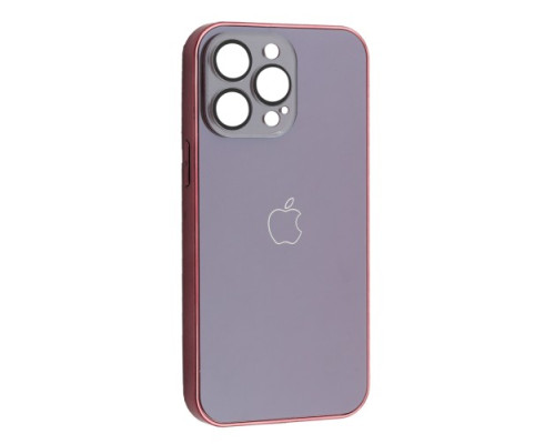 Чохол NEW GLASS MAGSAFE Case for iPhone 12 Pro Max Wine mag-200000153923151368