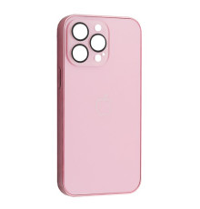 Чохол NEW GLASS MAGSAFE Case for iPhone 13 Pro Max Pink mag-200000153959051404