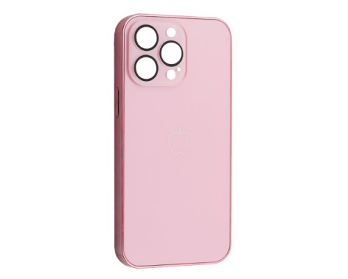 Чохол NEW GLASS MAGSAFE Case for iPhone 13 Pro Max Pink mag-200000153959051404