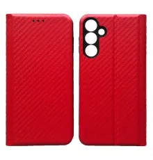 Чехол-книжка Carbon for Samsung S25 FE Red mag-2000001643549145326