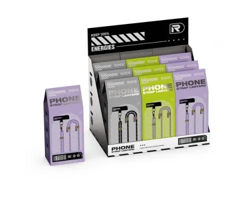 Шнурок ROCK (150см) 8mm з карабіном Phone Strap Lanyard Purple mag-2000001648278152252