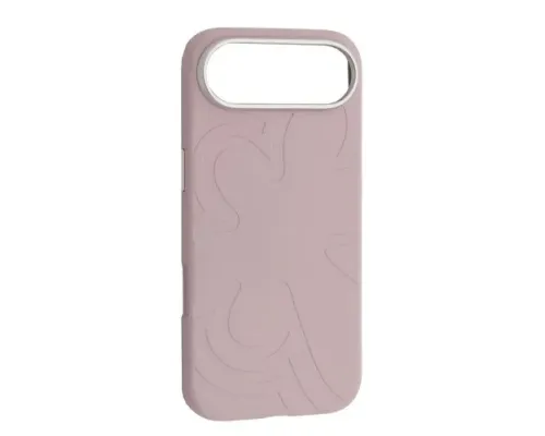 Чохол Flower Liquid Silicone Case MagSafe для iPhone 17 Air Morandi Purple mag-2000001650882145895