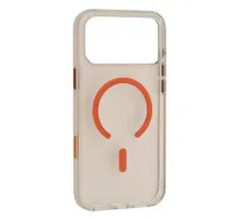 Чохол Crystal Frame MagSafe для iPhone 17 Pro Max Orange mag-2000001654903145944
