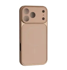 Чохол NEW AG GLASS MagSafe Case for iPhone 17 Pro Gold mag-2000001660454146818