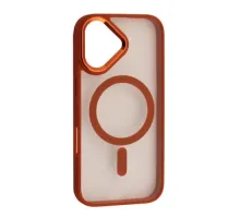 Чохол CRISTAL GUARD MagSafe for iPhone 17 Orange mag-2000001670699152731