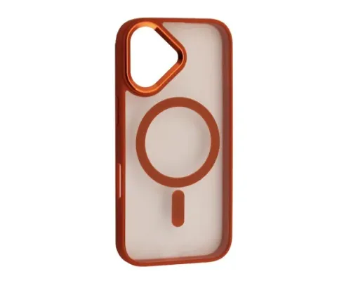 Чохол CRISTAL GUARD MagSafe for iPhone 17 Orange mag-2000001670699152731