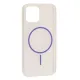 Чохол CLEAR MAGNETIC (Color Slim MagSafe) BOX for iPhone 14 Flaming purple mag-2000001602522144755