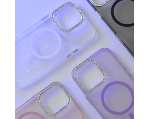 Чохол MIRAGE Heart MagSafe for iPhone 12/12 Pro Purple mag-2000001605370137512