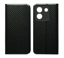 Чехол-книжка Carbon for Xiaomi Poco M7 Pro 5G Black mag-2000001607213145915