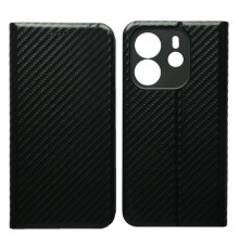 Чехол-книжка Carbon for Xiaomi Redmi Note 14 4G EU Black mag-2000001607343140196