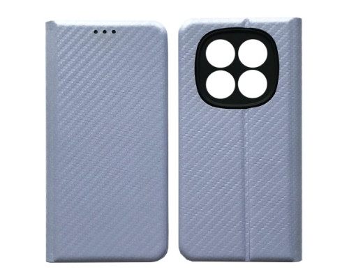 Чехол-книжка Carbon for Xiaomi Redmi Note 14 Pro 4G Lilac mag-2000001607473140209